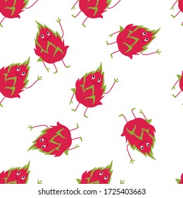 
Dragon Fruit Pitaya Seamless Pattern would be perfect for fabric, textile, gift wrap, wallpaper, surface designer, background, backdrop, and ornament.