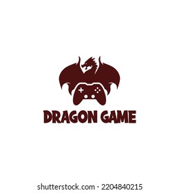 Dragon game logo symbols vintages