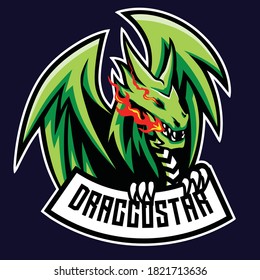 Dragon Gaming e-sport Logo template