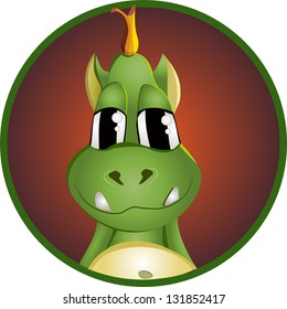 dragon / head of the animal from a horoscope