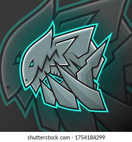 Dragon Head Armor Logo Mascot Cartoon. Esport Team. Esport, Team, Game, Asset, Sticker, Print.