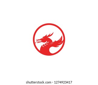 Dragon head icon vector illustration