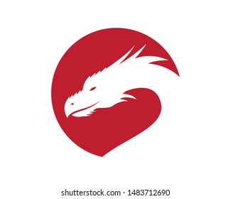 Dragon Head Logo Design Concept