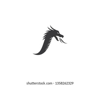 Dragon head logo icon