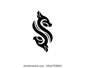 Dragon Head Logo Royalty Design Vector
