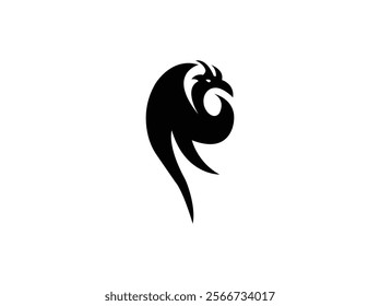 Dragon Head Logo Royalty Design Vector
