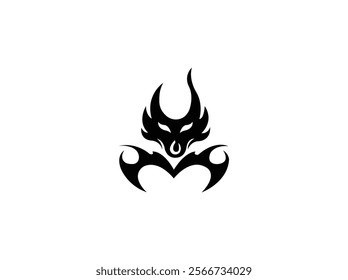 Dragon Head Logo Royalty Design Vector
