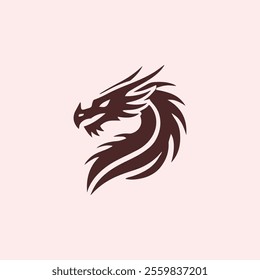 Dragon head logo for sale.