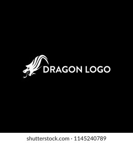 Dragon head logo unique