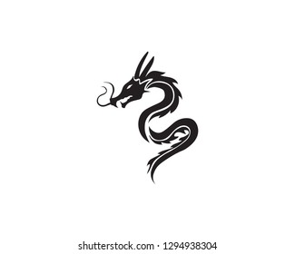 dragon Head logo vector illustration
