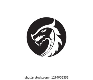 dragon Head logo vector illustration
