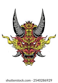 dragon head seen from the front