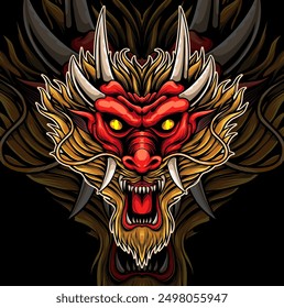 dragon head vector designs for all your art needs