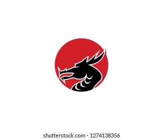 Dragon head vector illustration