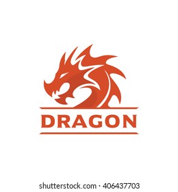 Similar Images, Stock Photos & Vectors of Dragon Head Vector Logo ...