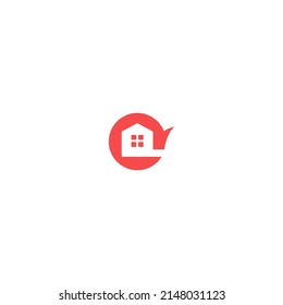 dragon and house logo design