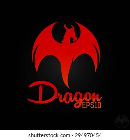 Dragon icon eps10