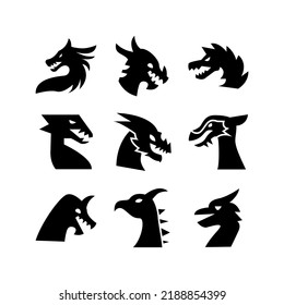 dragon icon or logo isolated sign symbol vector illustration - high quality black style vector icons
