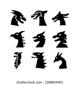 dragon icon or logo isolated sign symbol vector illustration - high quality black style vector icons
