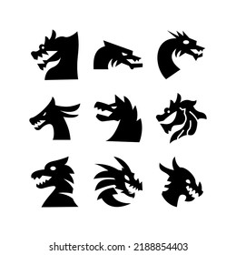 dragon icon or logo isolated sign symbol vector illustration - high quality black style vector icons
