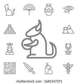 Dragon icon. Mythology icons universal set for web and mobile