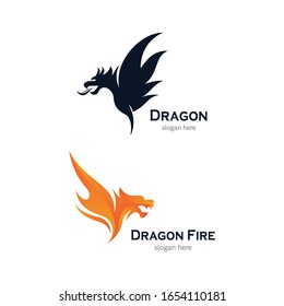 Dragon icon symbol illustration design