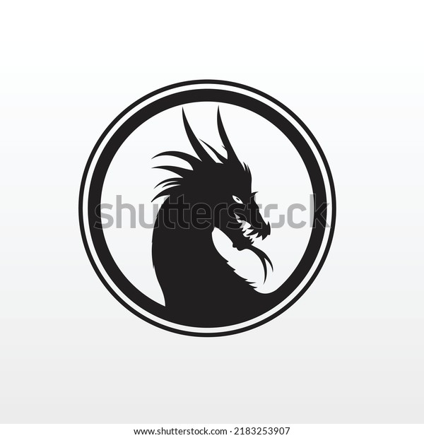 Dragon Icon Dragon Teeth Vector Illustration Stock Vector (Royalty Free ...