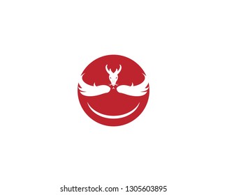 Dragon icon vector illustration