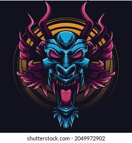 Dragon illustration available for your custom project