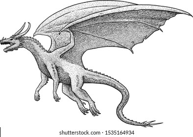 ArtStation - Flying Dragon • sketch
