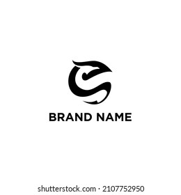 Dragon illustration with modern design, dragon logo vector icon