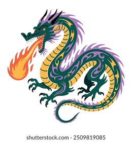 A Dragon illustration Vector File