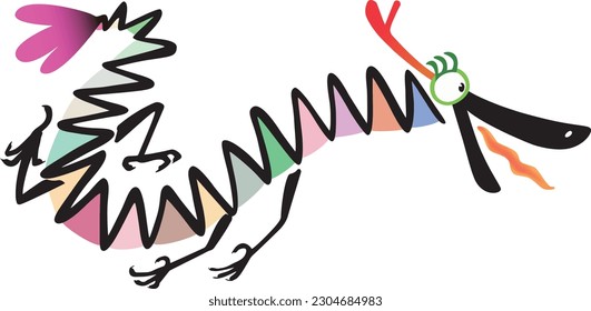 Dragon, an imaginary creature.
The Oriental Dragon is a god-like existence and a symbol of auspiciousness in the hearts of Orientals.
Dragons also need their own space, leisure dragons, angry dragons,
