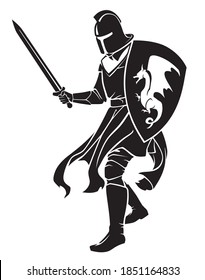 Dragon Knight, Battle Stance Silhouette