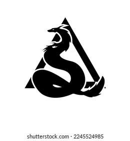 DRAGON LOGO ASIAN Y SNAKE