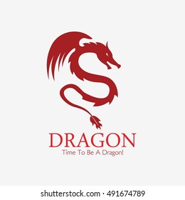 Dragon logo, Business card Elements for Brand Identity,Vector template.