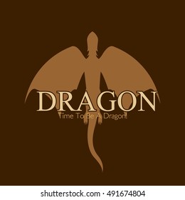 Dragon logo, Business card Elements for Brand Identity,Vector template.