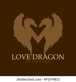 Dragon logo, Business card Elements for Brand Identity,Vector template.