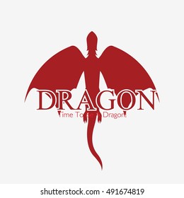 Dragon logo, Business card Elements for Brand Identity,Vector template. 