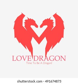 Dragon logo, Business card Elements for Brand Identity,Vector template.