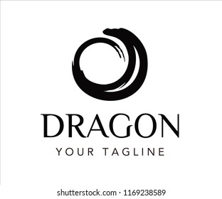 Dragon  logo company for bussines and symbol