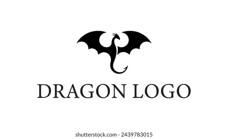 Diseño de logo de Dragon. Diseño creativo del logotipo