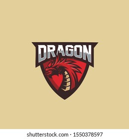 dragon logo design icon emblem