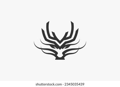 Dragon Logo Design. modern dragon head logo design inspiration. vector illustration