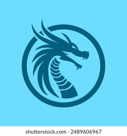 dragon logo design for product or decoration