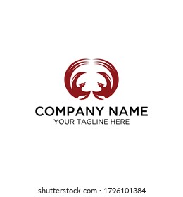 Dragon logo design template ,Vector illustration.