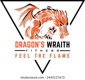 dragon logo design vector file