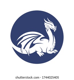 Dragon logo design vector. Icon Symbol. Template Illustration