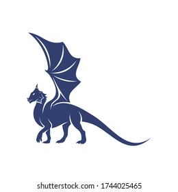 Dragon logo design vector. Icon Symbol. Template Illustration