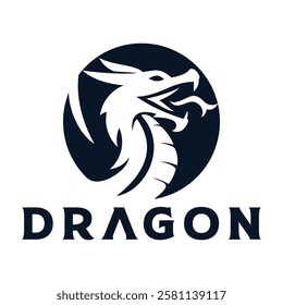 Dragon logo Design Vector template